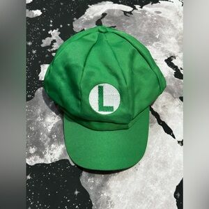 Super Mario Luigi Costume Style hat